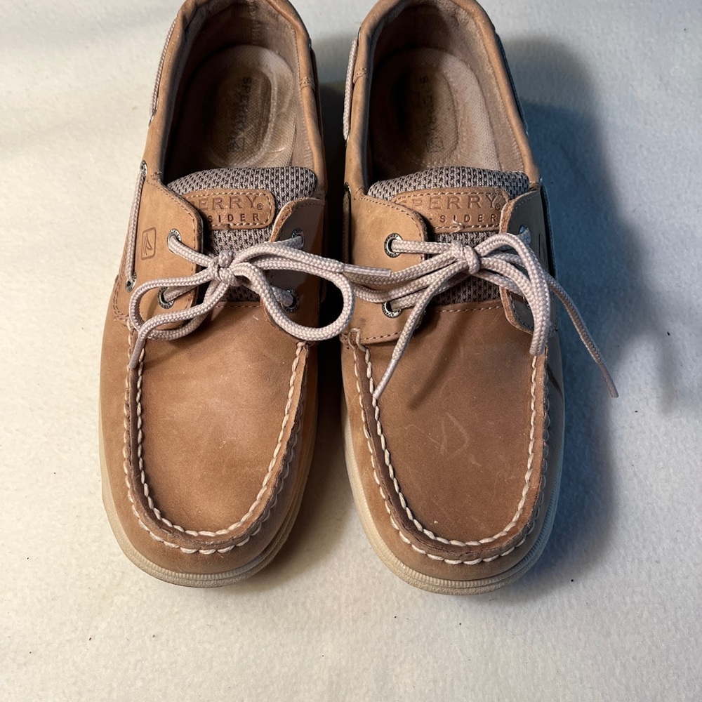 Sperry Tan Flats Moccasin-Style Loafers